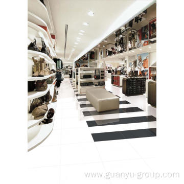 Super White Glossy Porcelain Floor Tile